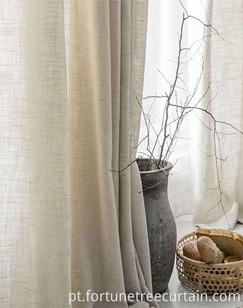 Home Textiles Linen Curtain